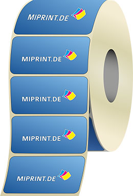 etiketten auf rolle druckerei