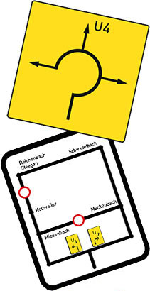 Druckerei reflektierende Straßenschilder Verkehrsschilder Straßenverkehr günstig Druck reflektierende Schilder Güteverkehrszeichen Wegweiser Verkehrszeichen, Umleitung DIN 67520 DIN 6171 RAL
