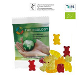 Bio-Bärchen in kompostierbarer Werbetüte bedruckt Werbegeschenk