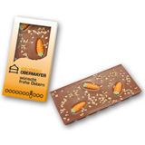 Oster-Schokoladentafel im Sichtfensterkarton bedruckt Werbegeschenk