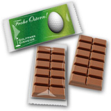 Schokoladentafel 50g auf Karte bedruckt Werbegeschenk